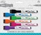 Board Dudes Magnetic Fine Tip Dry Erase Markers 6/Pkg-Assorted With Eraser